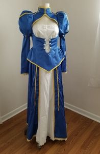 Saber cosplay gown Fate Stay Night